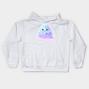 Pastel Goth Cute Ghost Kids Hoodie